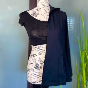 Black Sports Jacket. Workout jacket. Black.